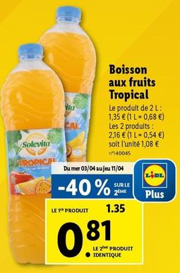 Solevita - Boisson Aux Fruits Tropical