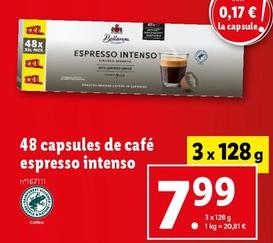 48 capsules de café espresso intenso