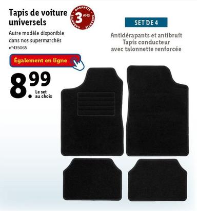 Tapis De Voiture Universals