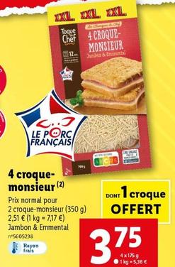 4 Croque- Monsieur