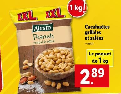 alesto - cacahuètes grillées et salées