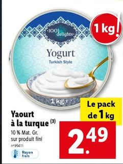 yaourt à la turque
