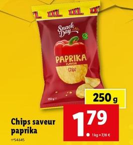 Snack Day - Chips Saveur Paprika 