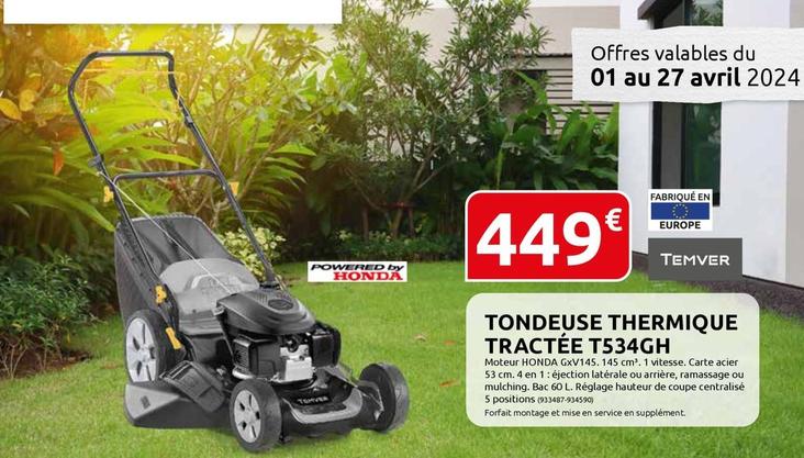  offre à 449€ sur Rural Master