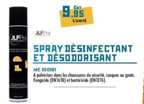 Spray Désinfectant Et Désodorisant offre à 9,95€ sur Master Pro