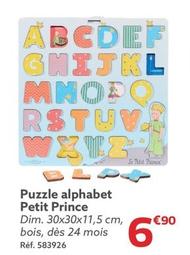 Petit Prince - Puzzle alphabet  offre à 6,9€ sur Gifi