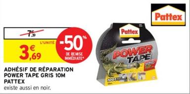 Pattex - Adhésif De Réparation Power Tape Gris offre à 3,69€ sur Intermarché