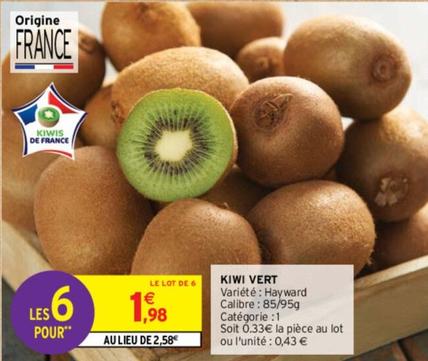 Kiwi Vert offre à 1,98€ sur Intermarché