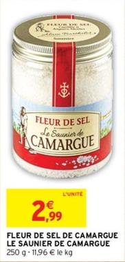 Le Saunier De Camargue - Fleur De Sel De Camargue offre à 2,99€ sur Intermarché