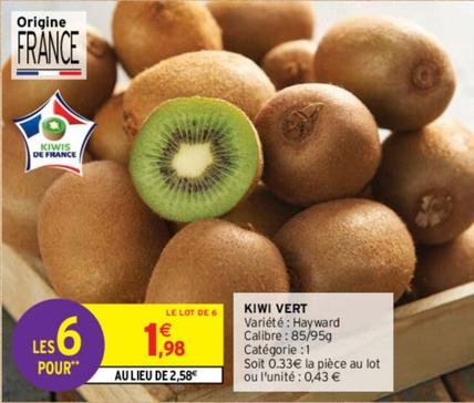 Kiwi Vert offre à 1,98€ sur Intermarché