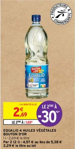 Bouton D'or - Equalio 4 Huiles Vegetales  offre à 2,69€ sur Intermarché