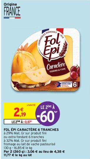 Fol Epi - Caractère 6 Tranches