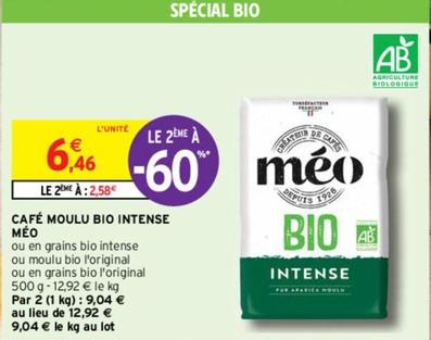 Méo - Café Moulu Bio Intense 