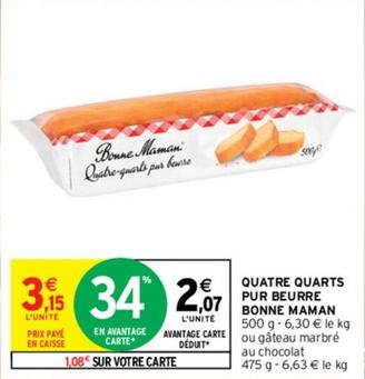 Bonne Maman - Quatre Quarts Pur Beurre