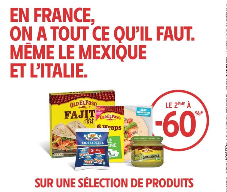 Old El Paso - Sur Une Sélection De Produits