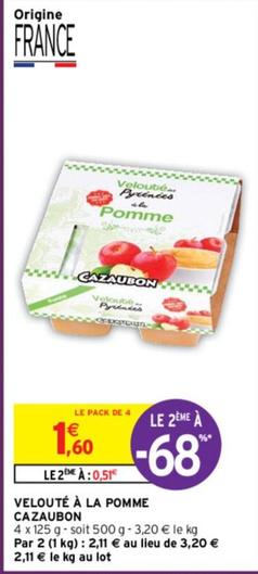 Cazaubon - Velouté À La Pomme  offre à 1,6€ sur Intermarché