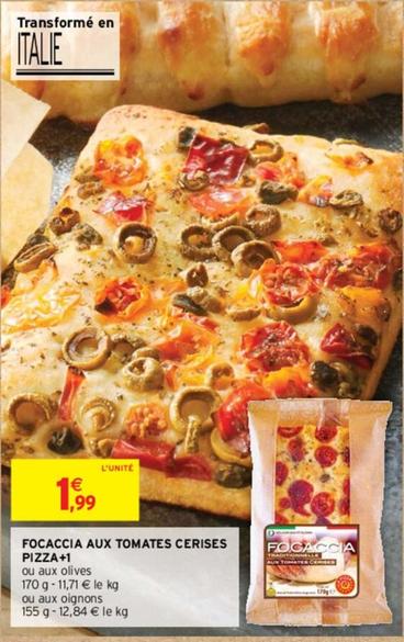 Focaccia Aux Tomates Cerises Pizza offre à 1,99€ sur Intermarché