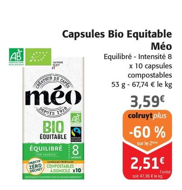 Meo - Capsules Bio Equitable