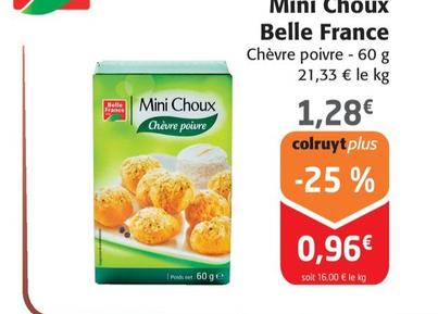 Belle France - Mini Choux Chèvre Poivre