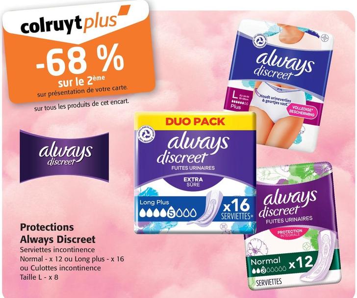 Always - Protections Discreet