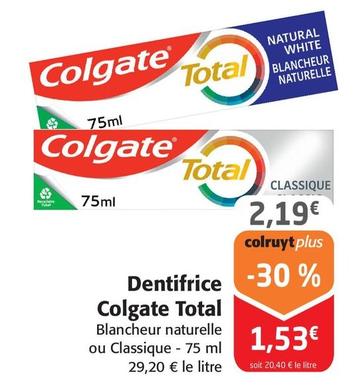 Colgate - Total Dentifrice