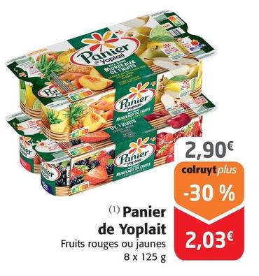 Panier De Yoplait - Fruits Rouges Ou Jaunes