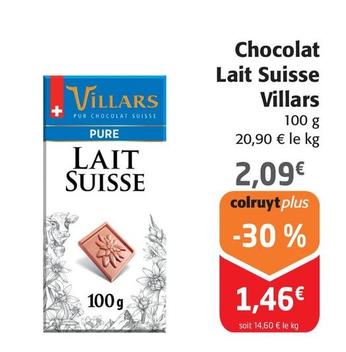 Villars - Chocolat Lait Suisse