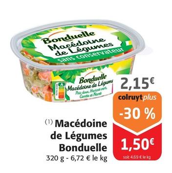 Bonduelle - Macédoine De Légumes offre à 2,15€ sur Colruyt