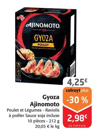 Ajinomoto - Gyoza offre à 4,25€ sur Colruyt