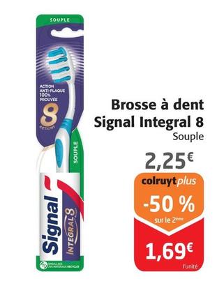 Signal - Brosse À Dent Signal Integral 8 offre à 2,25€ sur Colruyt