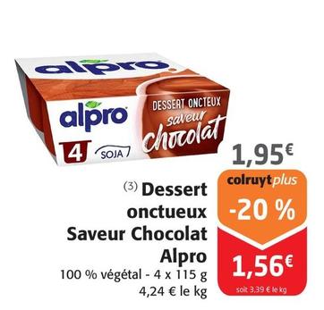 Alpro - Dessert Onctueux Saveur Chocolat offre à 1,95€ sur Colruyt