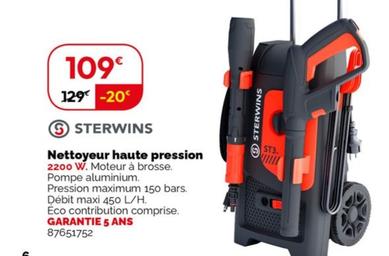 Sterwins - Nettoyeur Haute Pression offre à 109€ sur Weldom