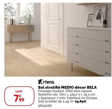 Artens - Sol Staratifie Medio Decor Bela 