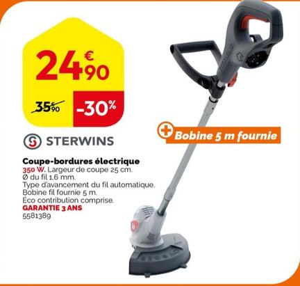 Sterwins - Coupe-bordures Electrique offre à 24,9€ sur Weldom