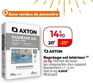 Axton - Ragreage Sol Interieur 