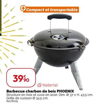 Naterual - Barbecue De Bois Phoenix  offre à 39,9€ sur Weldom