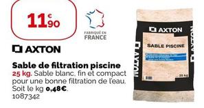 Axton - Sable De Filtration Piscine offre à 11,9€ sur Weldom