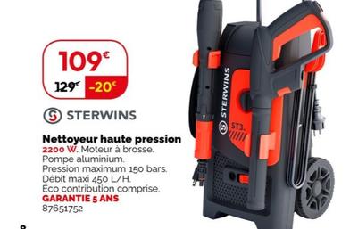 Sterwins - Nettoyeur Haute Pression offre à 109€ sur Weldom