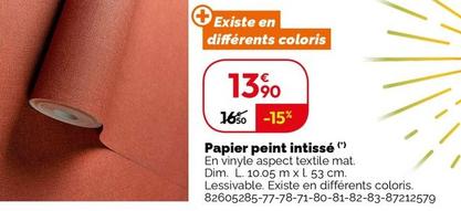 Papier Peint Intisse  offre à 13,9€ sur Weldom