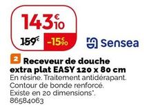 Sensea - Receveur De Douche Extra Plat Easy  offre à 143,1€ sur Weldom