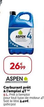 Aspen - Carburant Pret A L'emploi 4T offre à 26,99€ sur Weldom