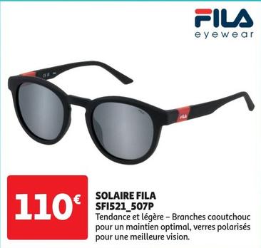 Fila - Solaire SF1521_507P offre à 110€ sur Auchan Hypermarché