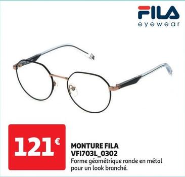 Fila - Monture  VF1703L_0302 offre à 121€ sur Auchan Hypermarché