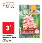 Of Tov - Chiffonnade Poitrine De Dinde offre à 3€ sur Auchan Supermarché