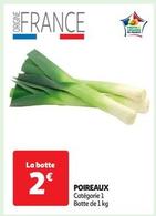 Poireaux offre à 2€ sur Auchan Supermarché