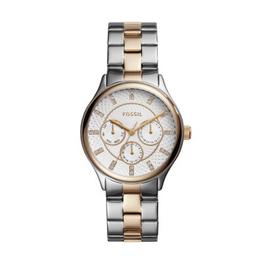 Montre Modern Sophisticate multifonction en acier inoxydable bicolore