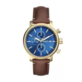 Montre Rhett multifonction, en cuir LiteHide™, marron offre à 84,5€ sur Fossil