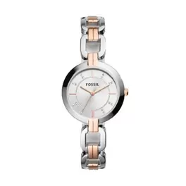 Montre Kerrigan à trois aiguilles en acier inoxydable bicolore offre à 83€ sur Fossil