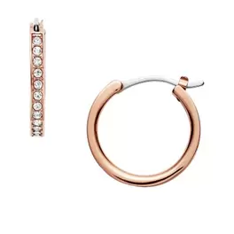 Créoles Glitz en acier doré rose offre à 22,5€ sur Fossil