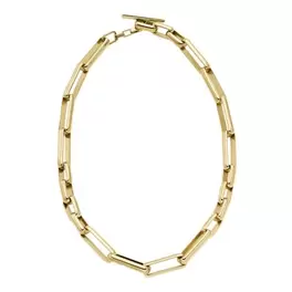 Collier chaîne en laiton doré Archival Core Essentials offre à 39,5€ sur Fossil